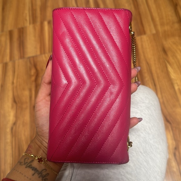 YSL quilted textured long wallet - Picture 3 of 10
